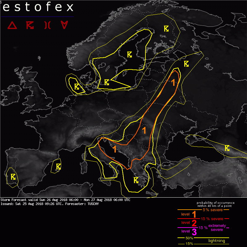 allerta meteo estofex