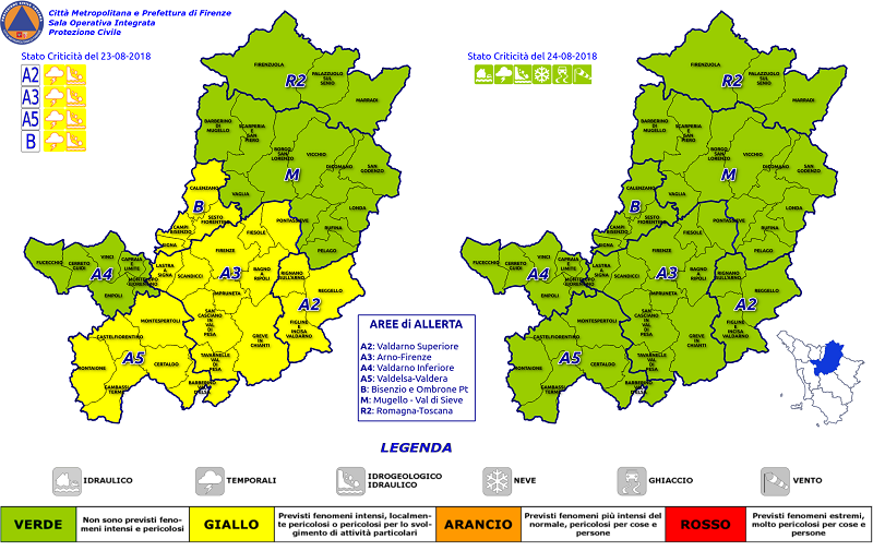 allerta meteo firenze