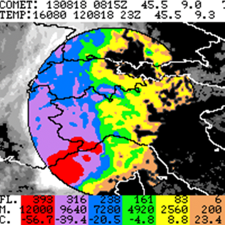 allerta meteo italia 13 agosto 2018