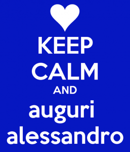 buon onomastico alessandro