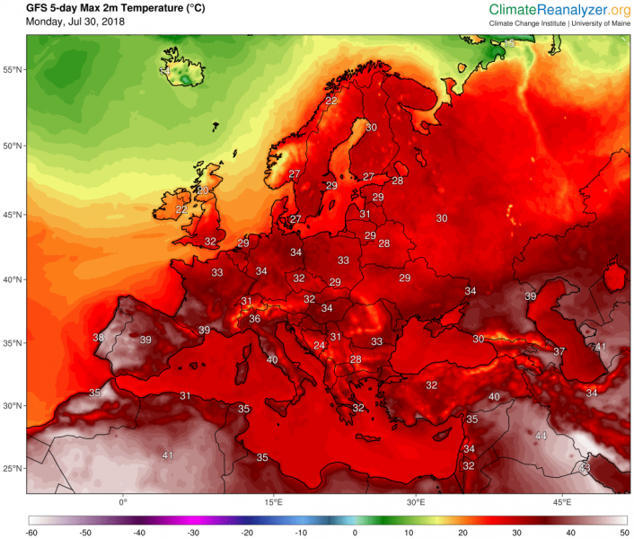 caldo europa agosto