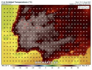 caldo record europa