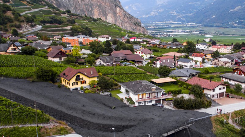 flusso detriti chamoson svizzera