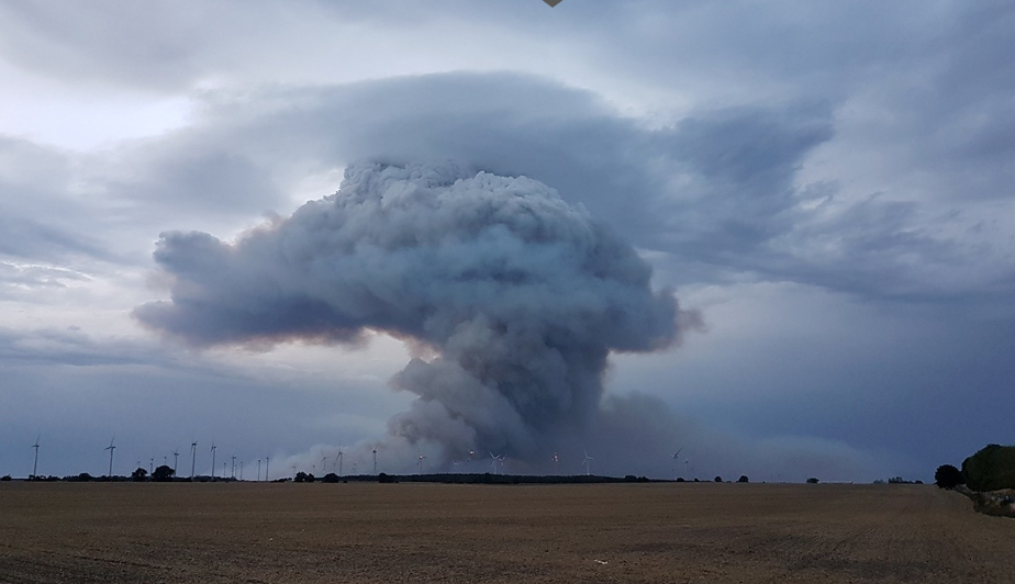 incendio Treuenbrietzen, Germania (1)