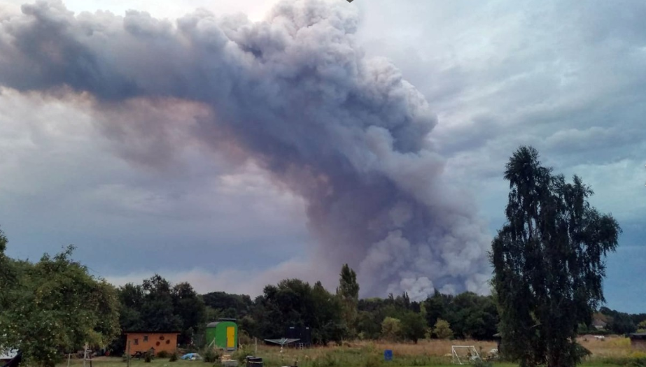 incendio Treuenbrietzen, Germania (1)
