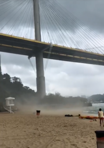 maltempo cina tromba marina 