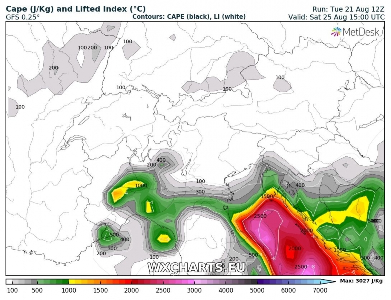 maltempo nord italia 24-26 agosto