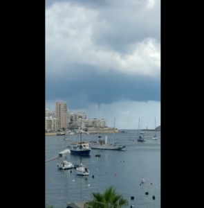 maltempo tromba d'aria malta