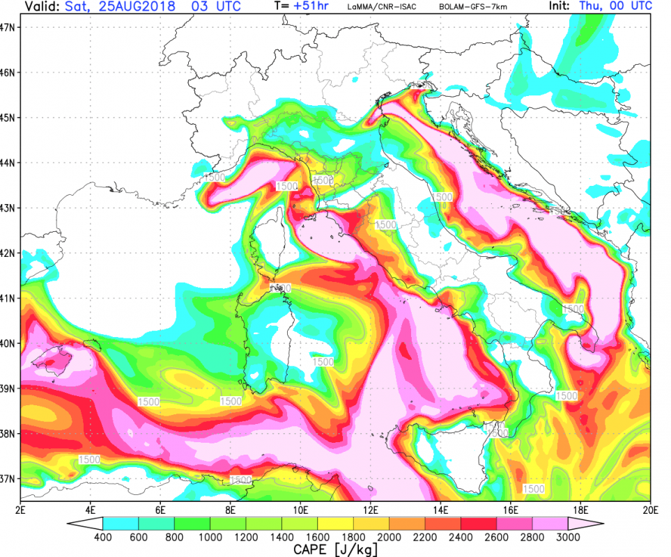 previsioni maltempo nord italia
