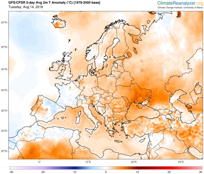 previsioni meteo europa 16-21 agosto