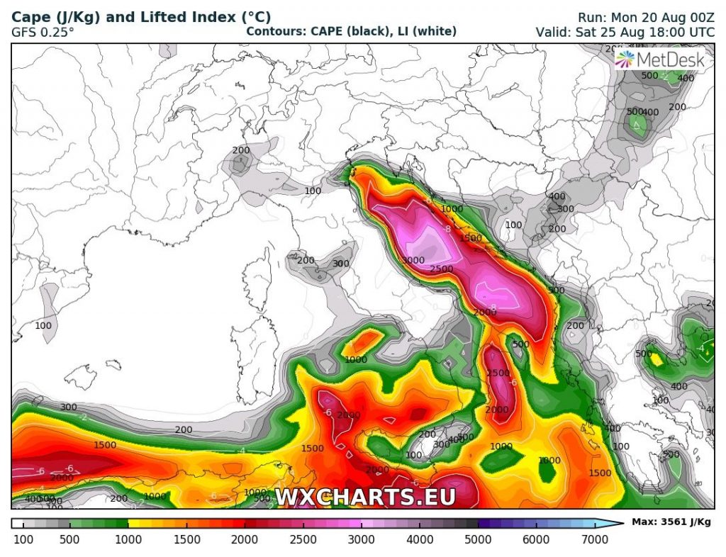 previsioni meteo europa 22-28 luglio