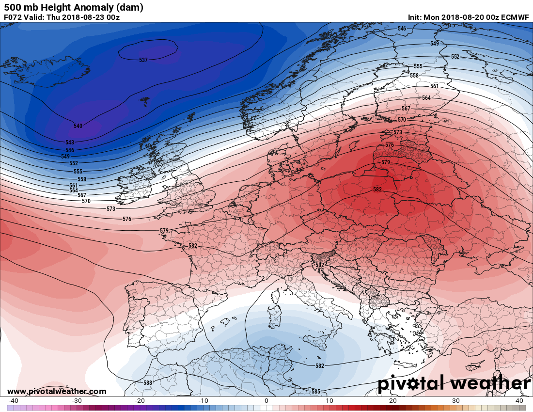 previsioni meteo europa 22-28 luglio