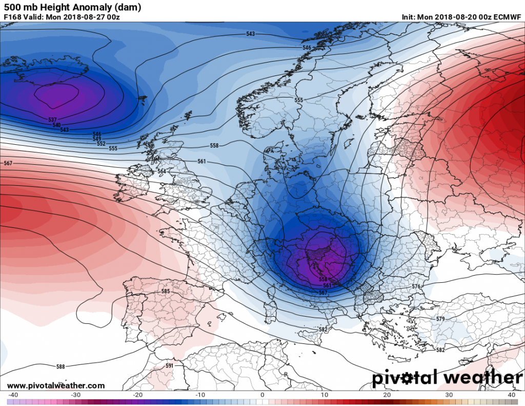 previsioni meteo europa 22-28 luglio