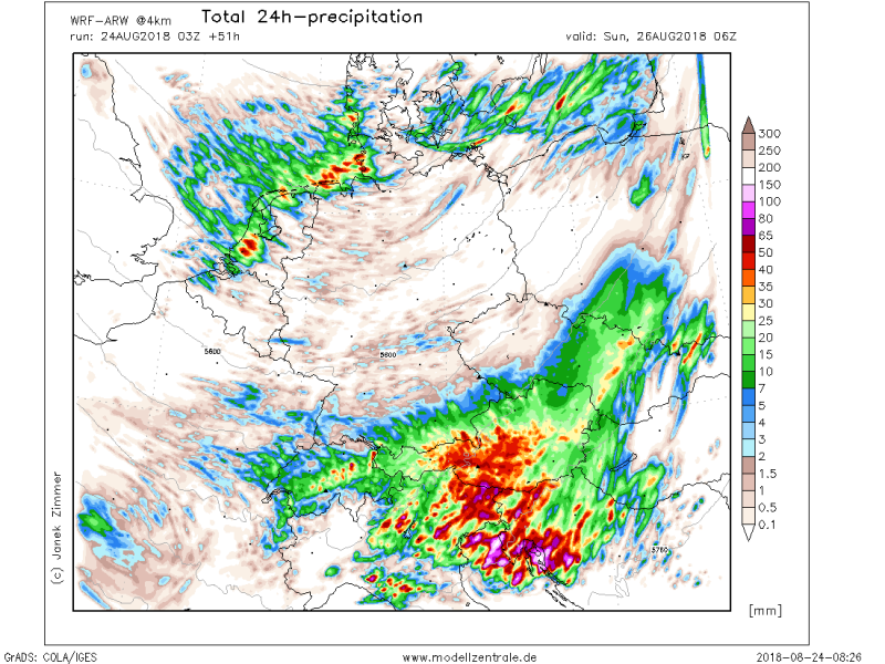 previsioni meteo maltempo nord italia 26 agosto pioggia
