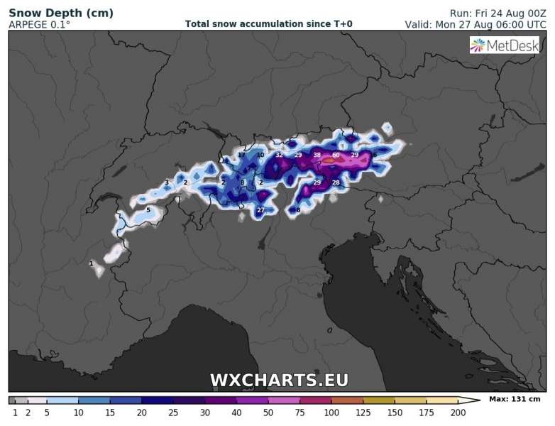 previsioni meteo neve 27 agosto