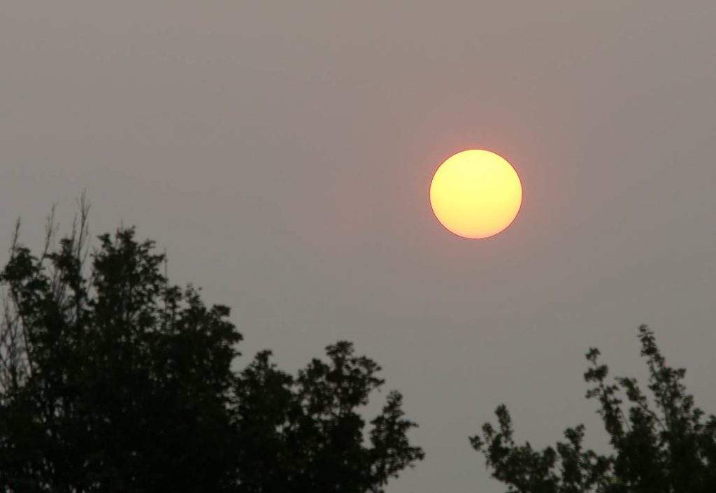 qualità aria incendi nord-ovest USA