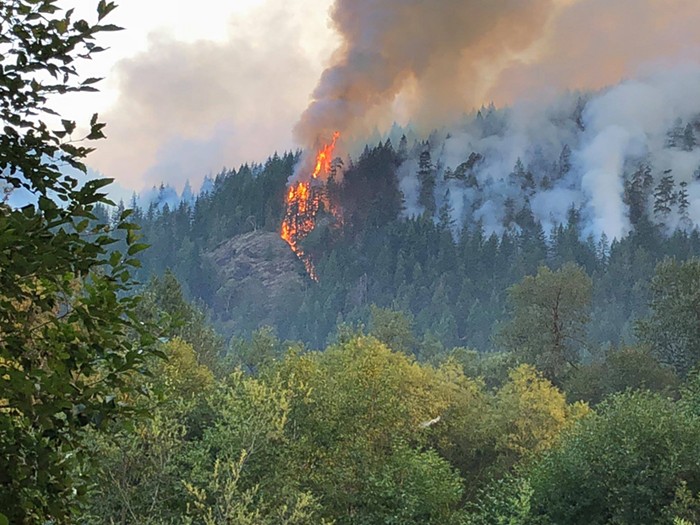 qualità aria incendi nord-ovest USA
