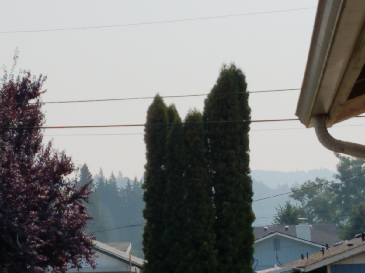 qualità aria incendi nord-ovest USA