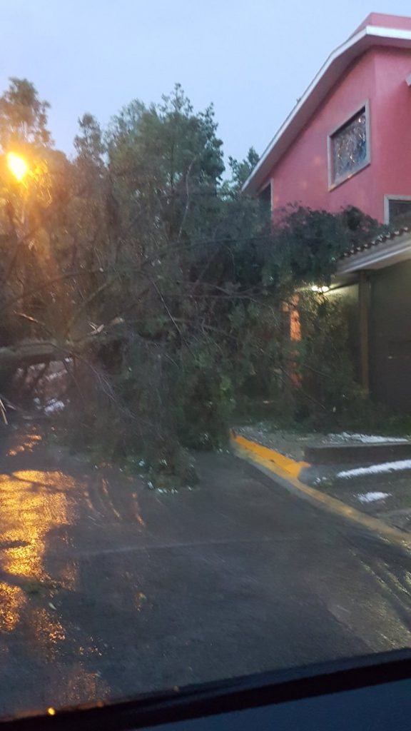 tempesta grandine pioggia messico