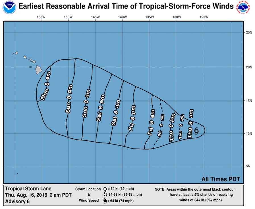 Tempesta tropicale Lane