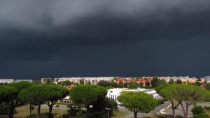 temporale estivo roma