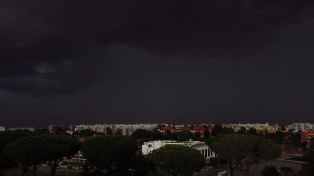 temporale estivo roma