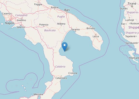 terremoto oggi calabria