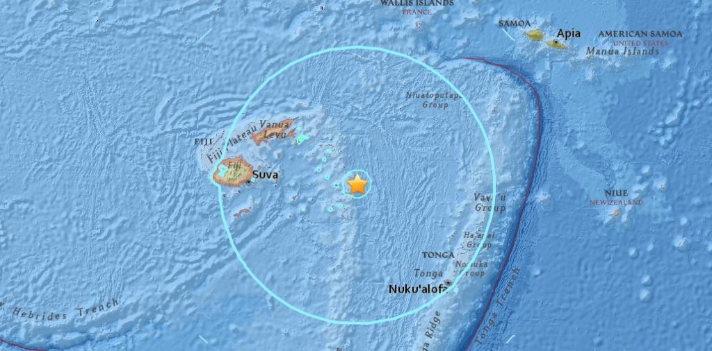 terremoto isole fiji