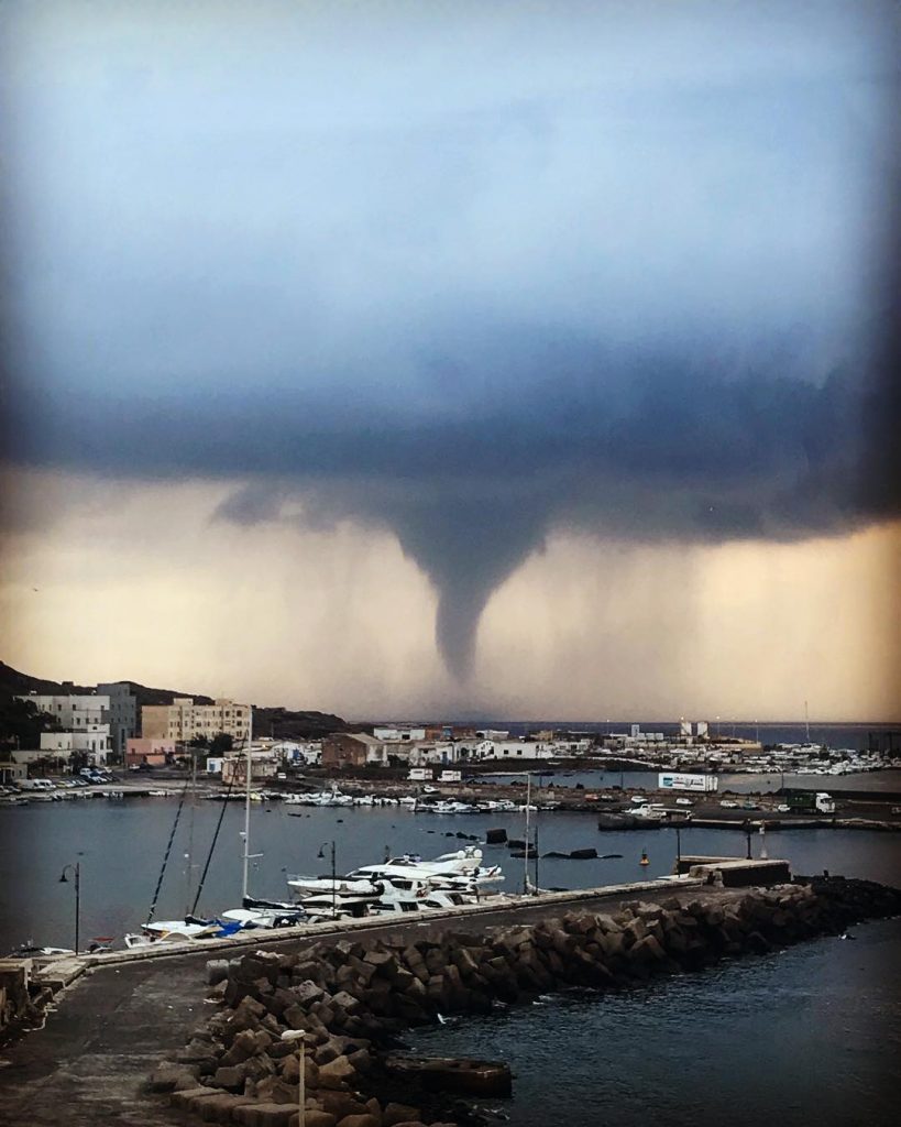 tornado pantelleria 4 agosto 2018