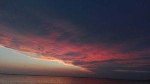 tramonto di Marina di Nocera Terinese, in Calabria