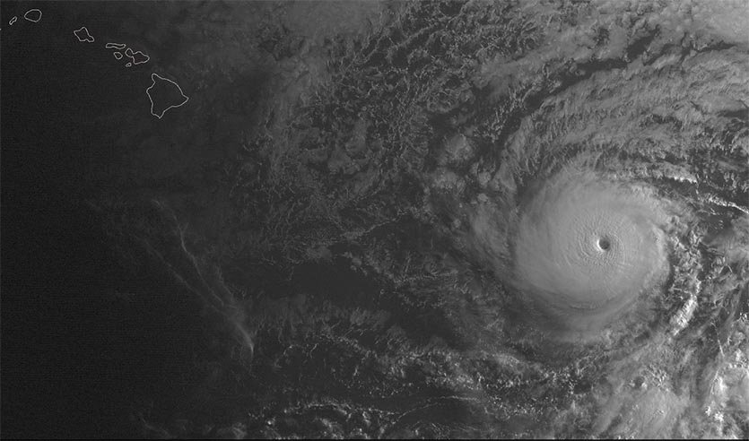 uragano hector hawaii