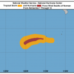 Oceano Pacifico, 3 sistemi tropicali attivi: gli uragani Norman e Miriam e il super tifone Jebi [MAPPE e DETTAGLI]