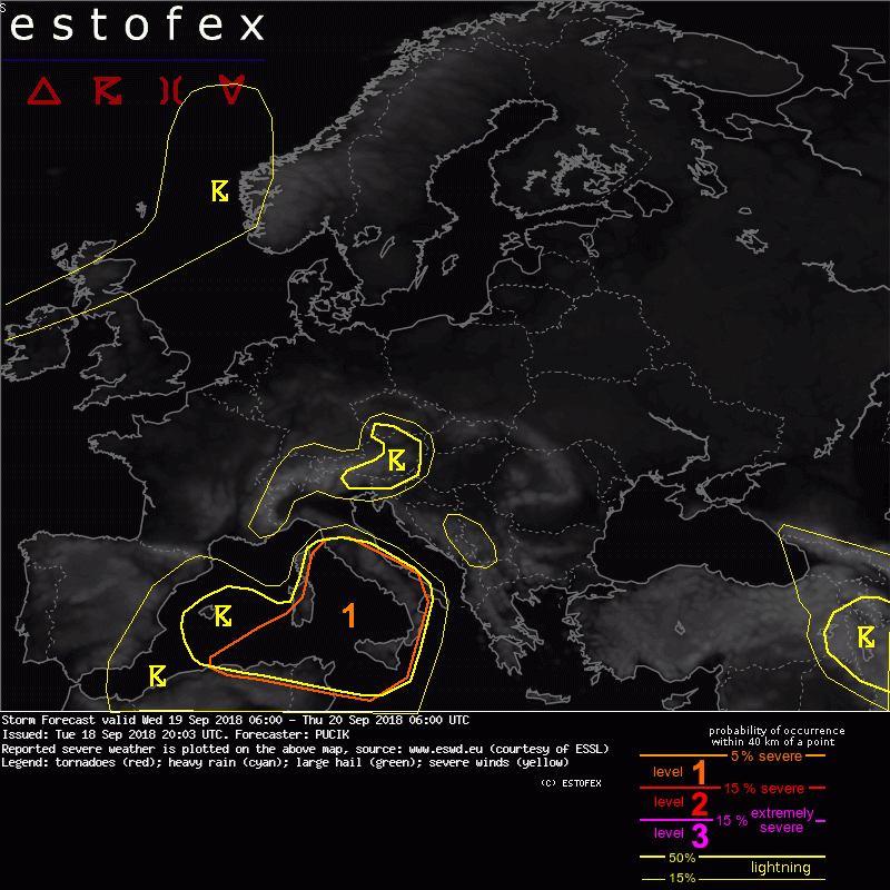 Allerta Meteo Estofex
