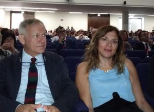 Il Presidente INGV Carlo Doglioni e il Direttore Generale INGV Maria Siclari, nel corso dei lavori del convegno