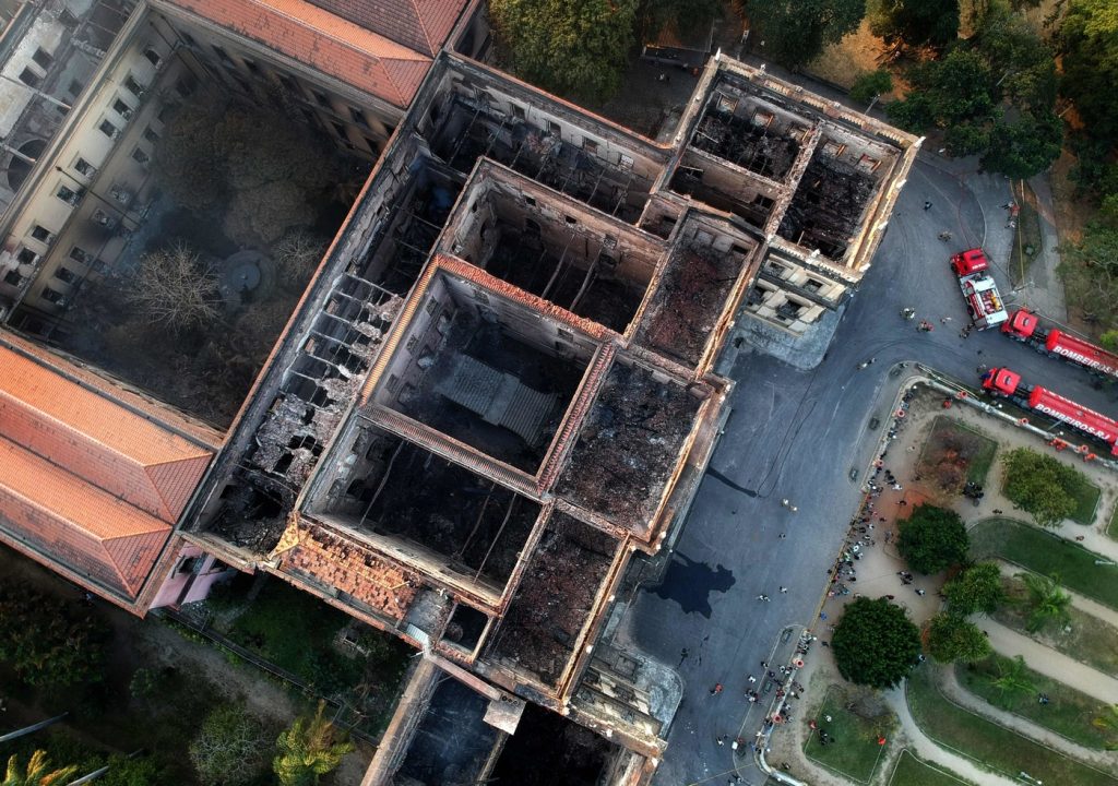 Incendio al National Museum Rio de Janeiro