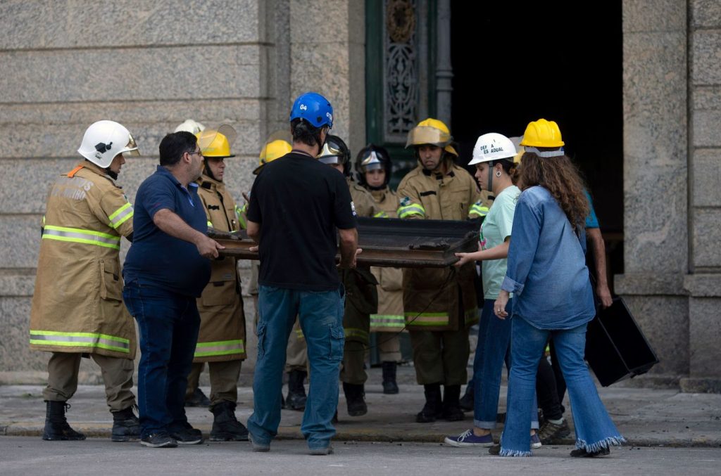 Incendio al National Museum Rio de Janeiro
