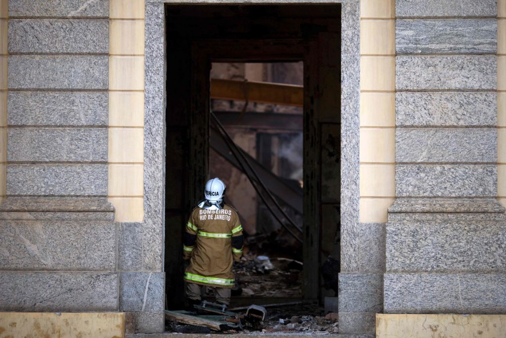 Incendio al National Museum Rio de Janeiro