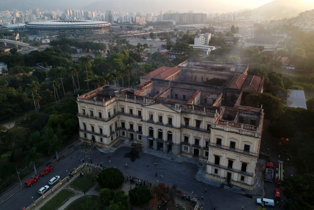 Incendio al National Museum Rio de Janeiro