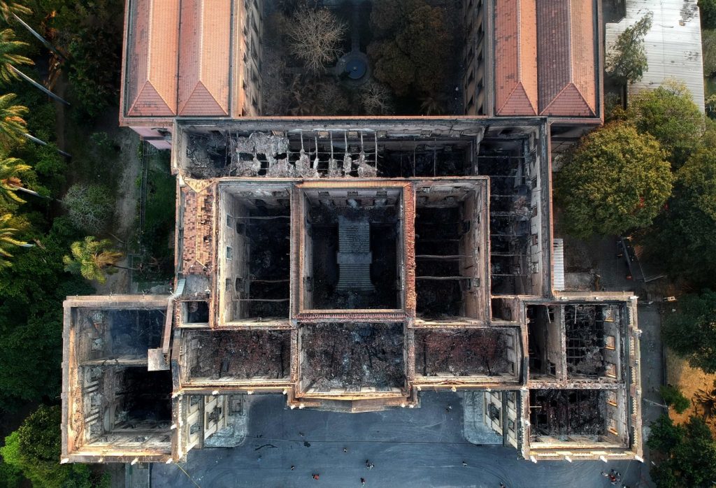 Incendio al National Museum Rio de Janeiro