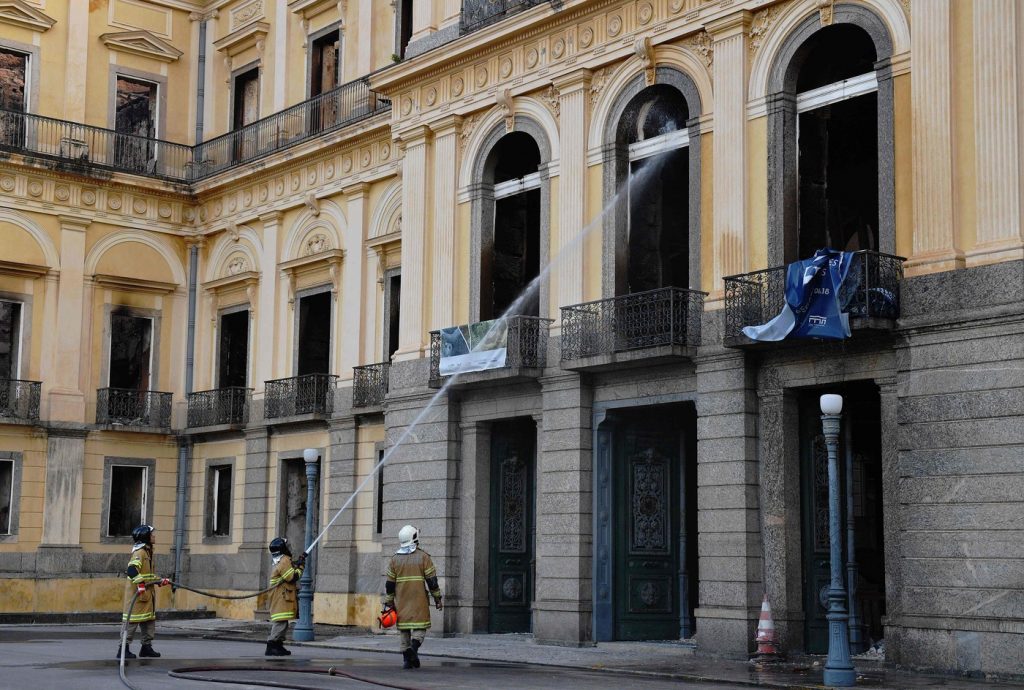 Incendio al National Museum Rio de Janeiro