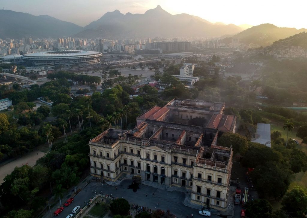 Incendio al National Museum Rio de Janeiro