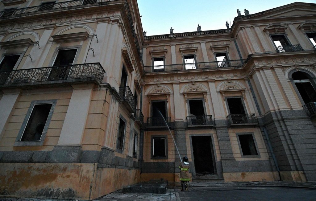 Incendio al National Museum Rio de Janeiro