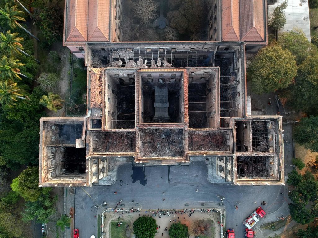 Incendio al National Museum Rio de Janeiro