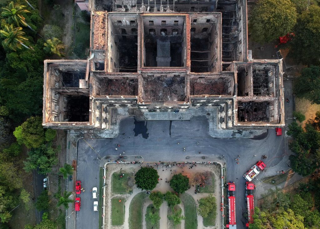 Incendio al National Museum Rio de Janeiro