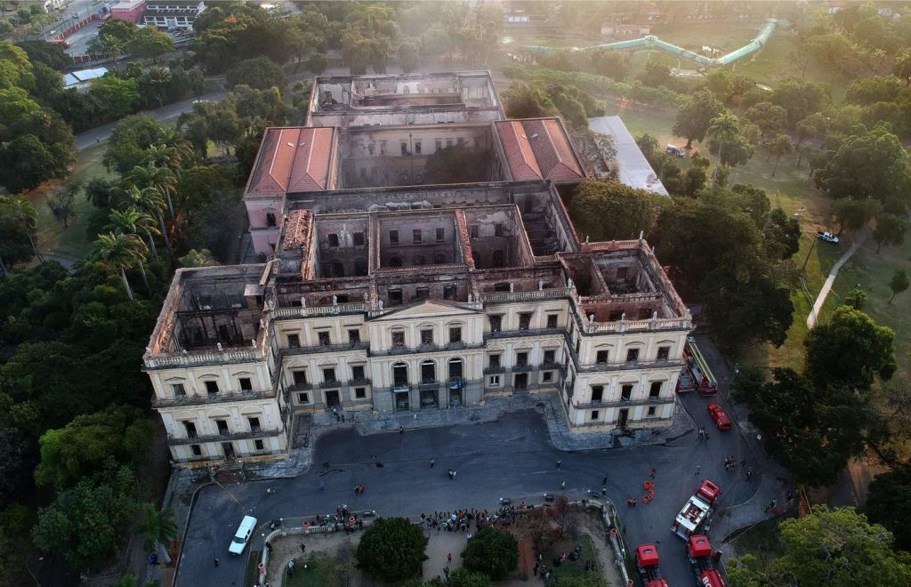 Incendio al National Museum Rio de Janeiro