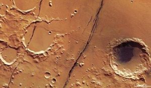 Veduta delle Cerberus Fossae