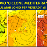 Previsioni Meteo, preoccupazione per Venerdì 28 Settembre: la sfuriata fredda può innescare un violento Ciclone sul mar Jonio [MAPPE e DETTAGLI]
