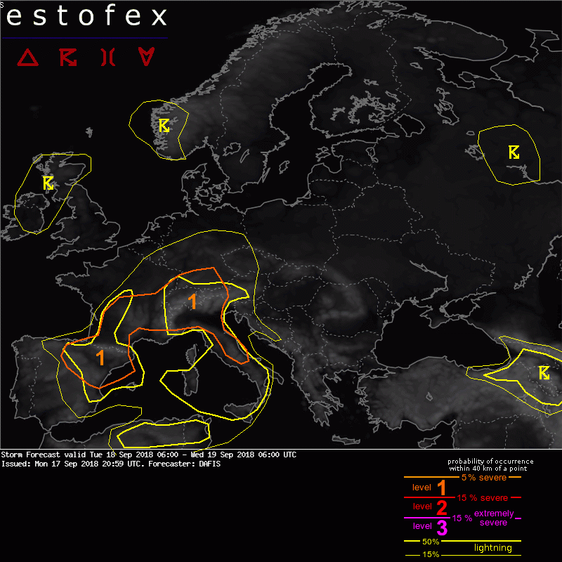 allerta meteo estofex