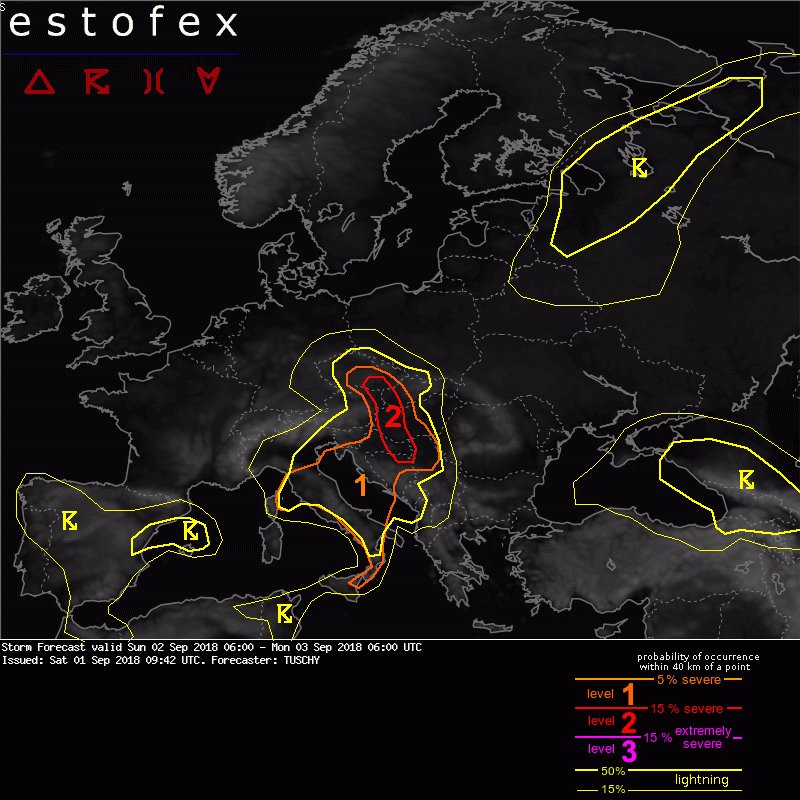 allerta meteo estofex