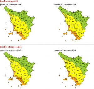 allerta meteo toscana